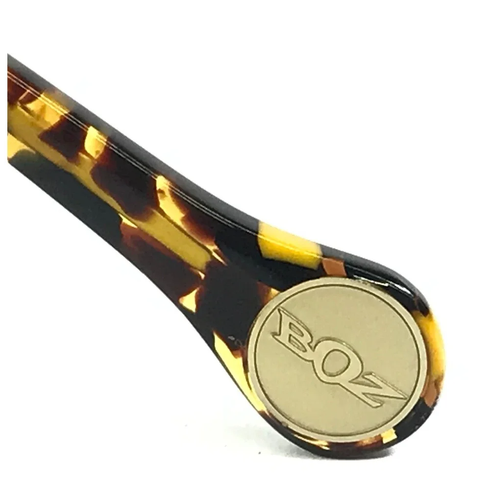 BOZ Eyeglasses Frames ZUMBA 9555 Black Yellow Tortoise Semi Rimmed 52-16.5-140